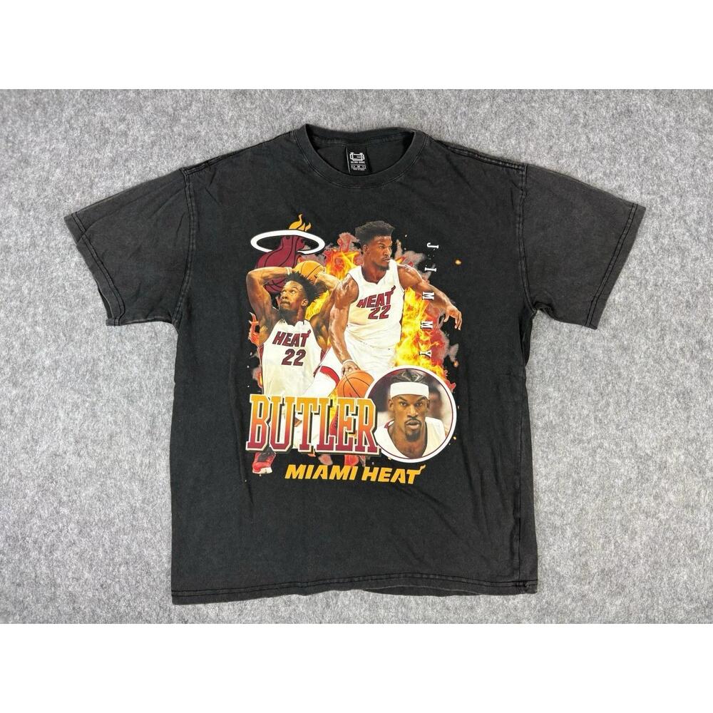 Miami Heat Jimmy Butler T Shirt Ultra Game Basketball Size Medium